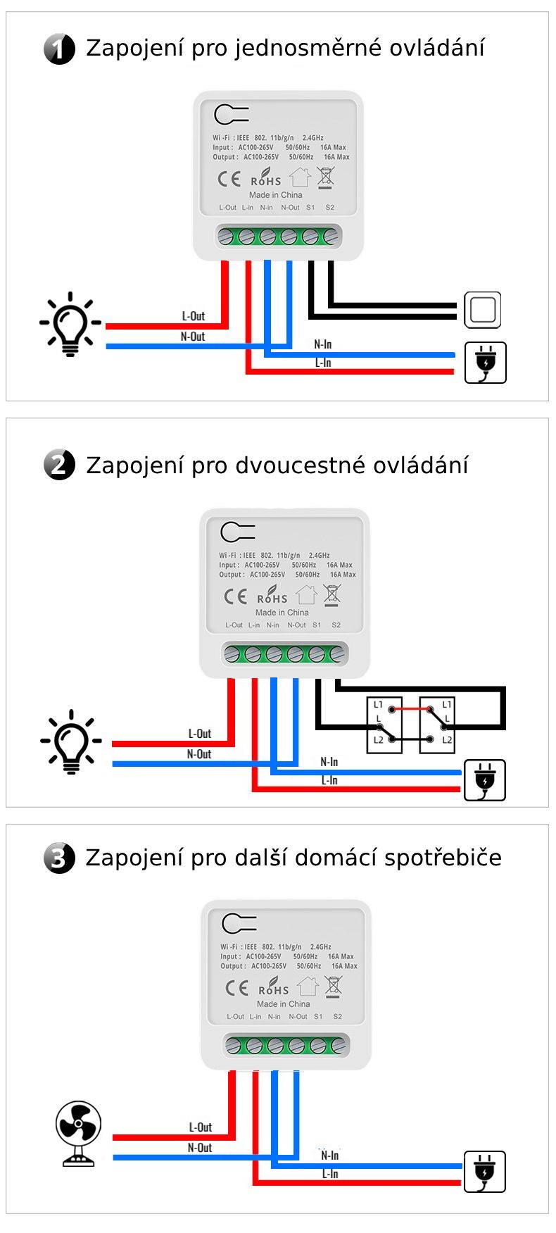 Návod na zapojení