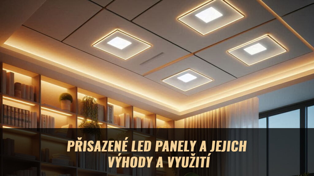 Přisazené LED panely a jejich výhody a využití