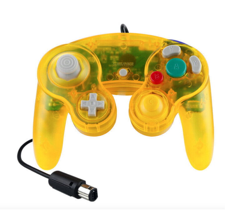 Ovladač pro Nintendo GameCube NGC, žlutý